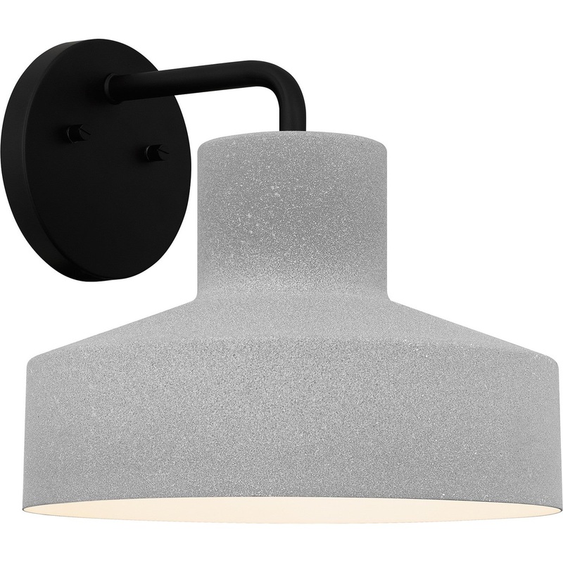 Quoizel CBL8412CNC Cumberland One Light Outdoor Wall Mount, Concrete (Discontinued)