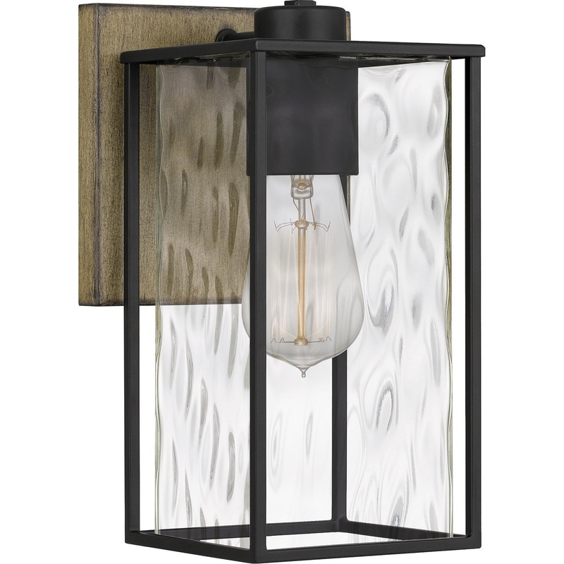 Quoizel HTN8606MBK Holsten One Light Wall Sconce, Matte Black