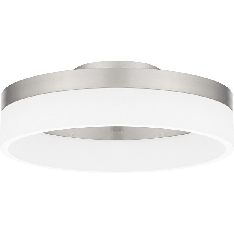 Quoizel PCOH1608BN Cohen LED Flush Mount, Brushed Nickel
