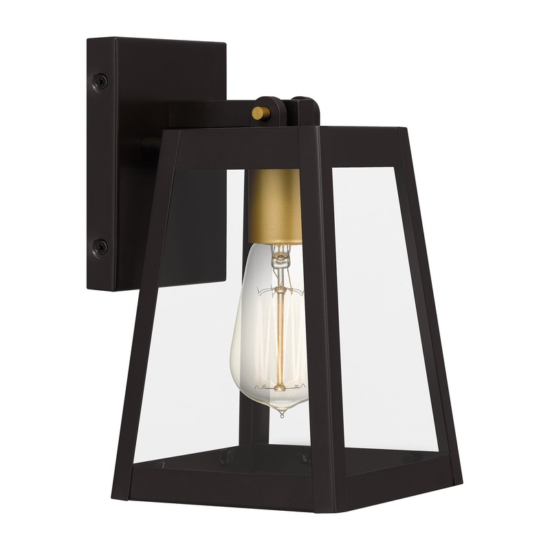 Quoizel AMBL8405WT Amberly Grove One Light Outdoor Wall Mount, Western Bronze