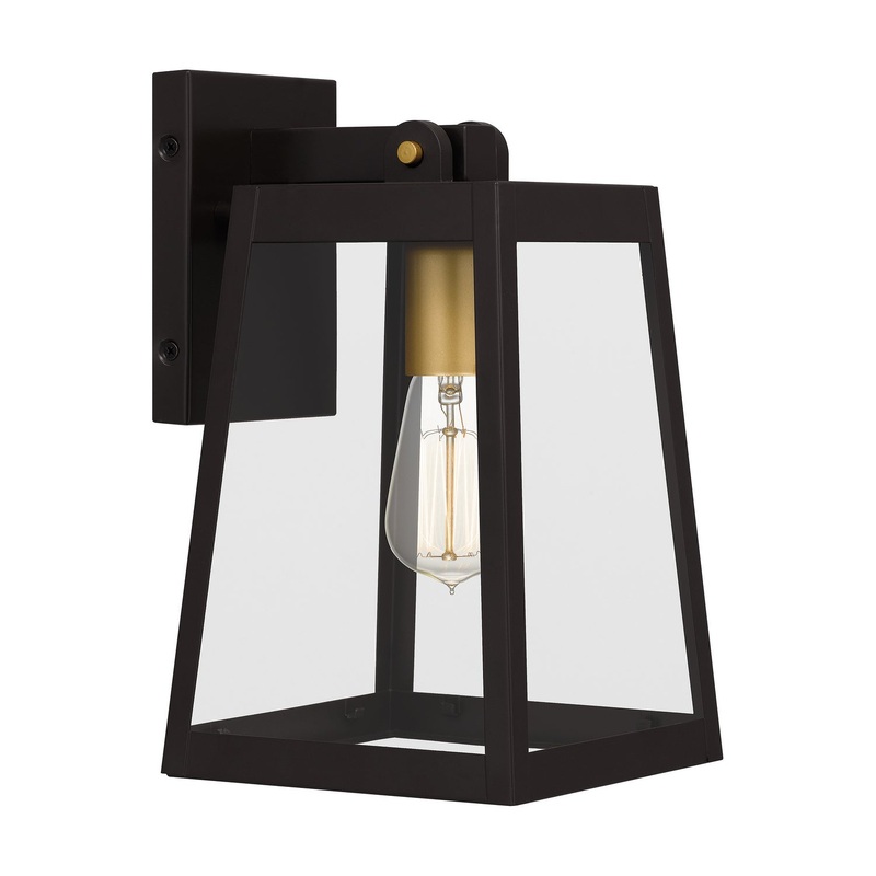 Quoizel AMBL8407WT Amberly Grove One Light Outdoor Wall Mount, Western Bronze