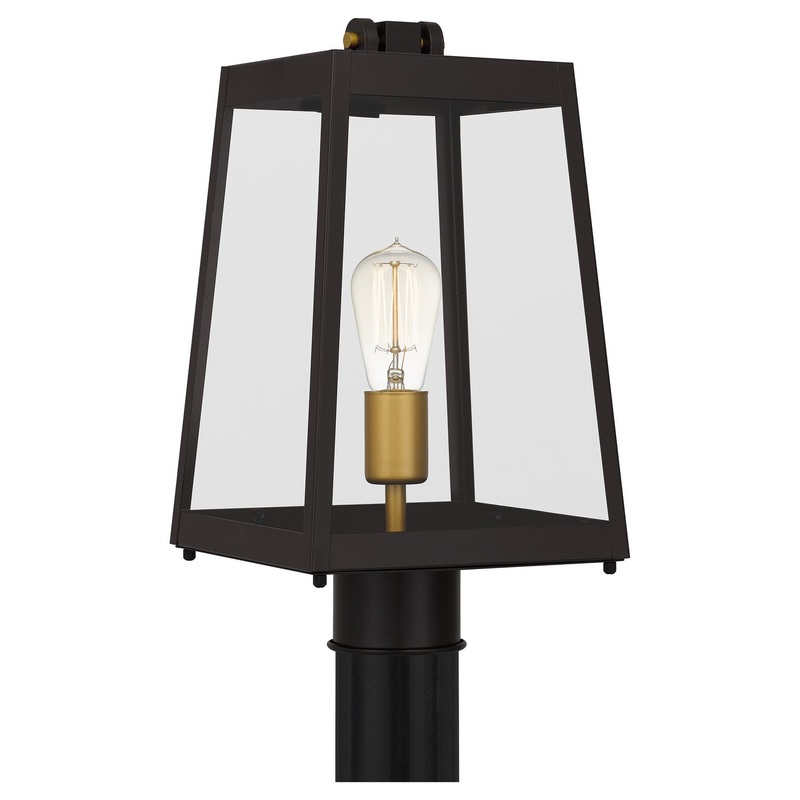 Quoizel AMBL9008WT Amberly Grove One Light Outdoor Post Mount, Western Bronze
