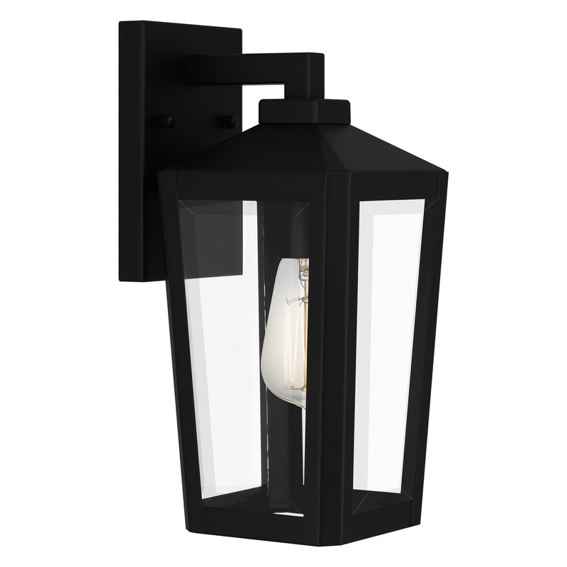 Quoizel BLOM8406MBK Blomfield One Light Outdoor Wall Mount, Matte Black