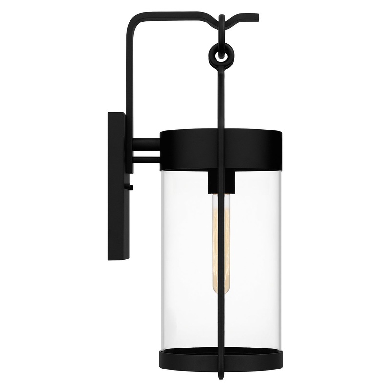 Quoizel CRB8409EK Corbin One Light Outdoor Wall Mount, Earth Black