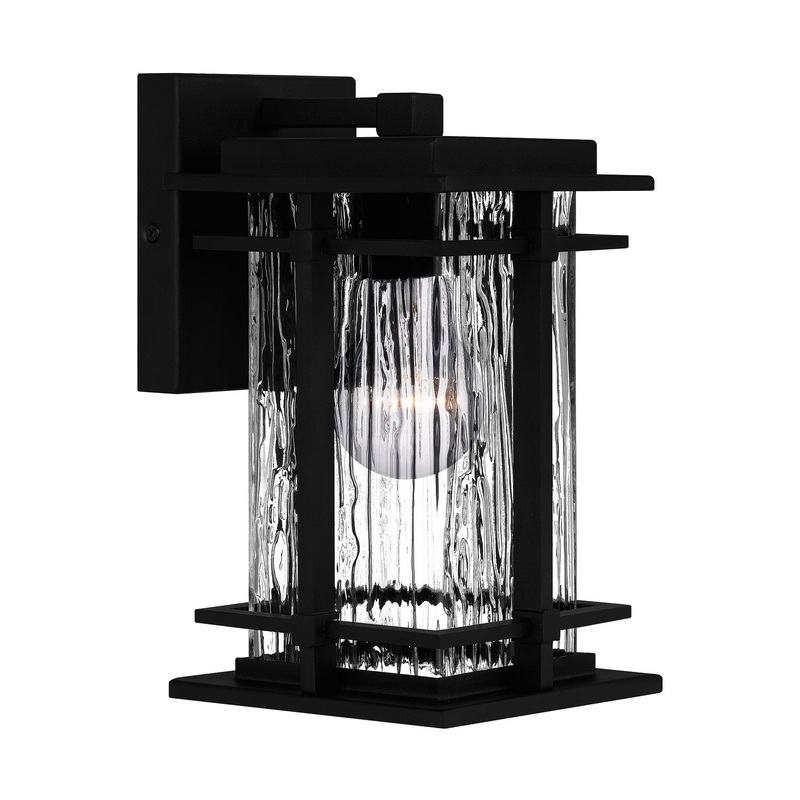 Quoizel MCL8405EK McAlister One Light Outdoor Wall Mount, Earth Black