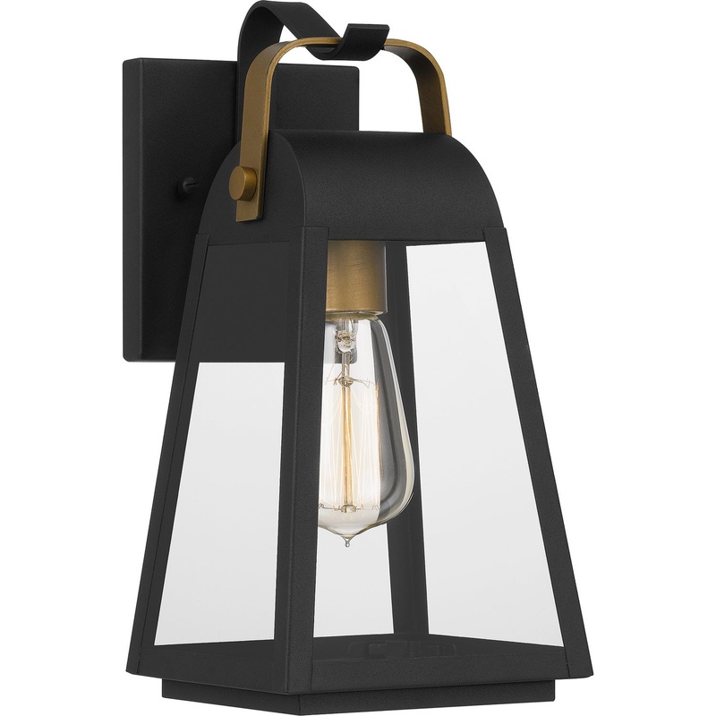 Quoizel OLY8406EK O'Leary One Light Outdoor Wall Mount, Earth Black
