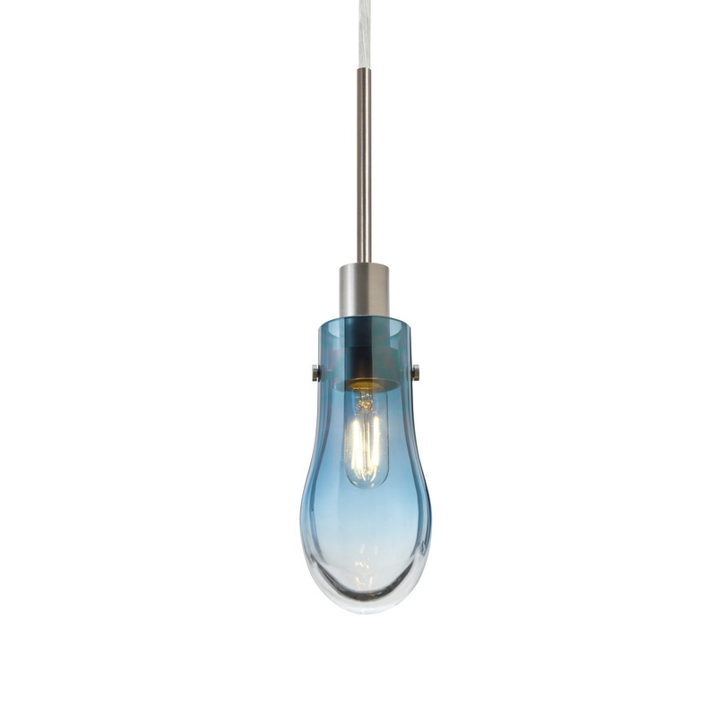 Besa 1JT-WISHBL-EDIL-SN Wish One Light Pendant Satin Nickel