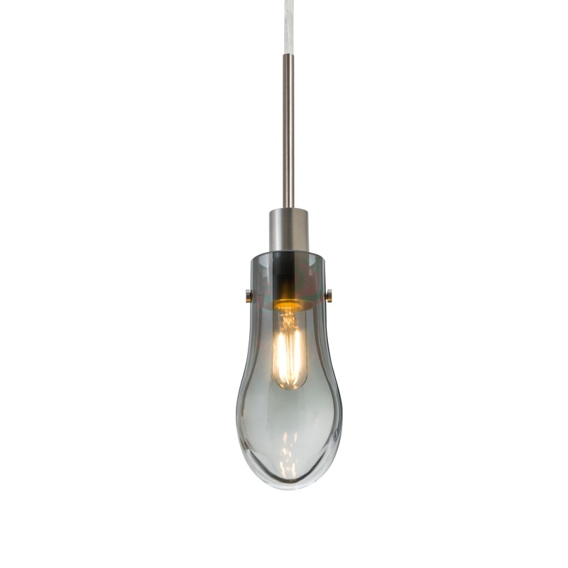 Besa 1JT-WISHSM-EDIL-SN Wish One Light Pendant Satin Nickel