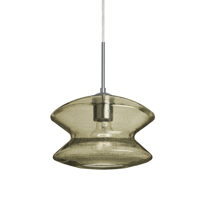 Besa 1JT-ZENLT-SN Zen One Light Pendant Satin Nickel