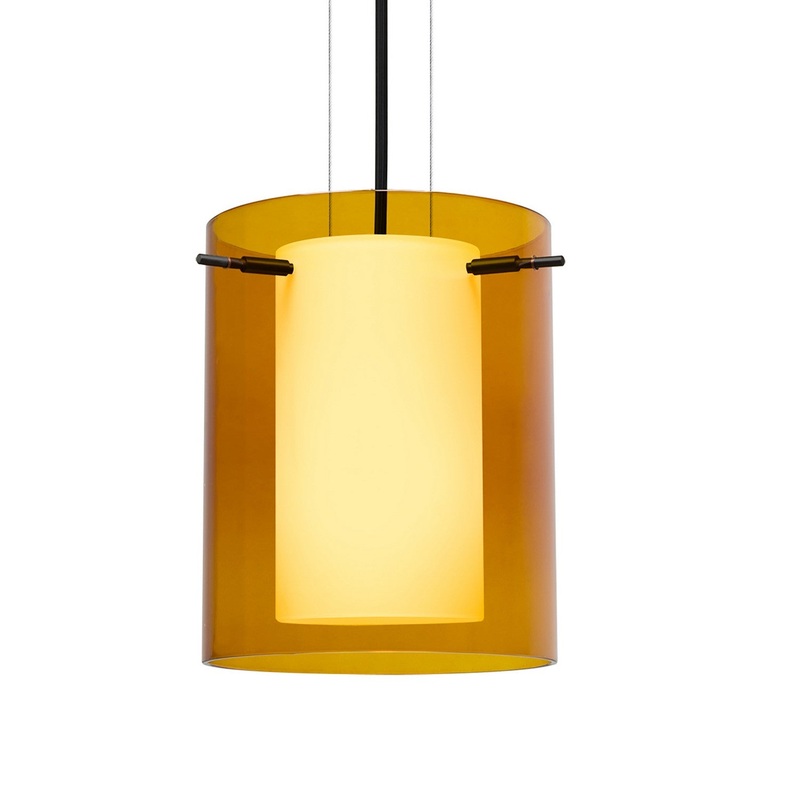 Besa 1KG-G00607-LED-BK Besa Pahu 8 Cable Pendant LED Pendant Black