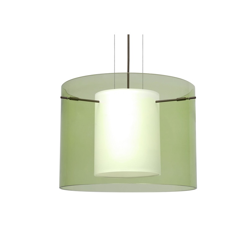 Besa 1KG-L00707-LED-BR Pahu One Light Pendant Bronze