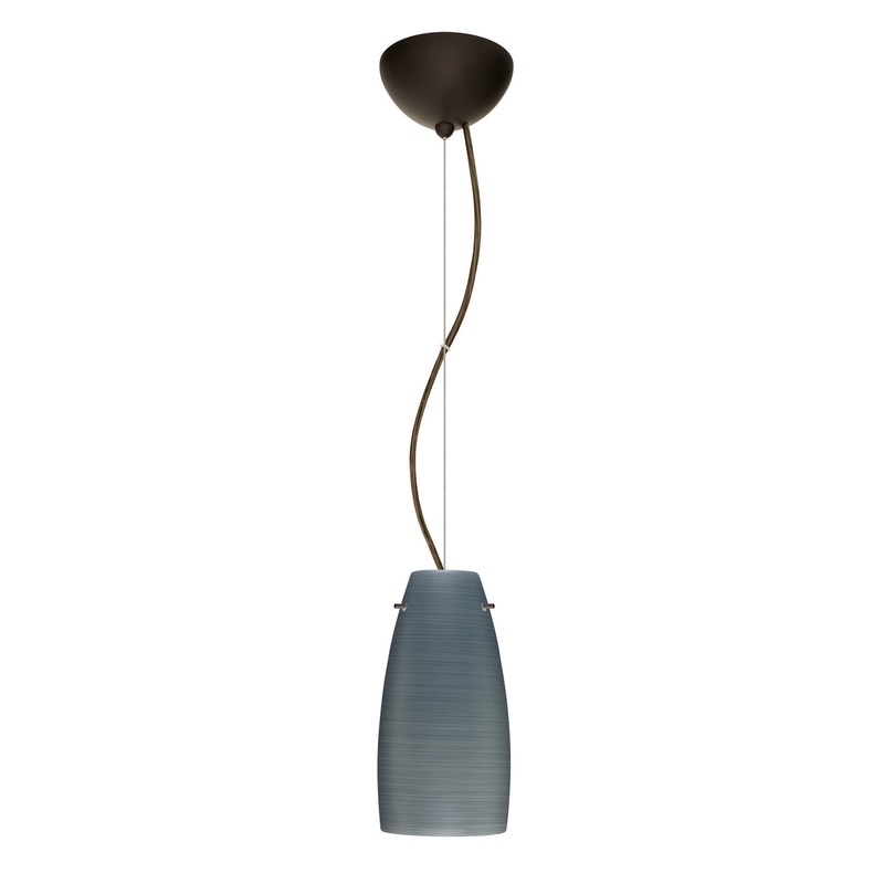 Besa 1KX-1512TN-LED-BR Tao One Light Pendant Bronze