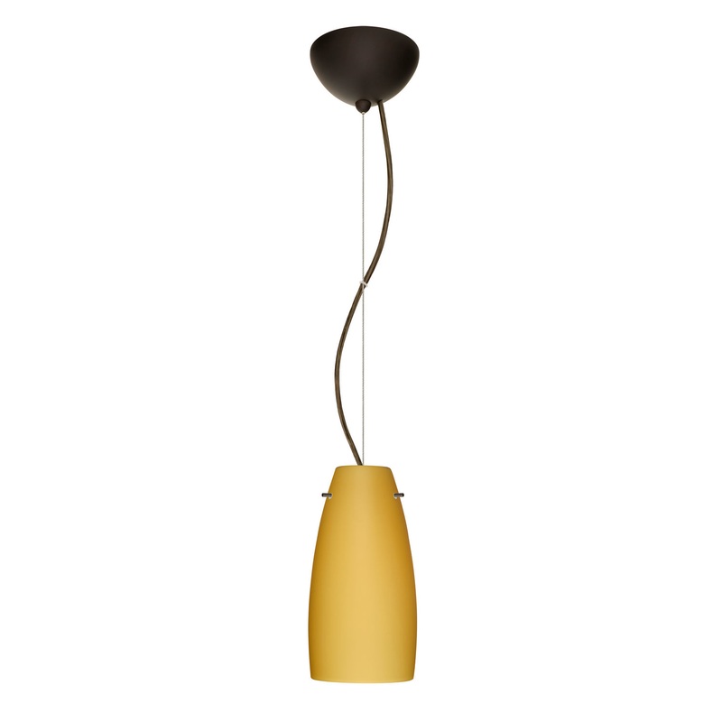 Besa 1KX-1512VM-LED-BR Tao One Light Pendant Bronze (Discontinued)