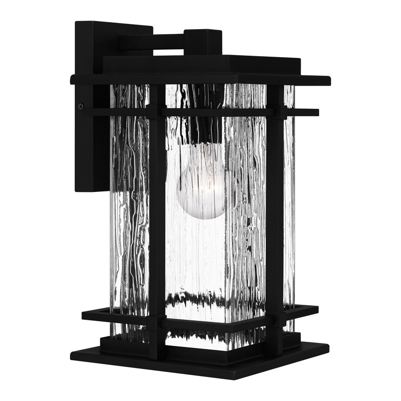 Quoizel MCL8408EK McAlister One Light Outdoor Wall Mount, Earth Black