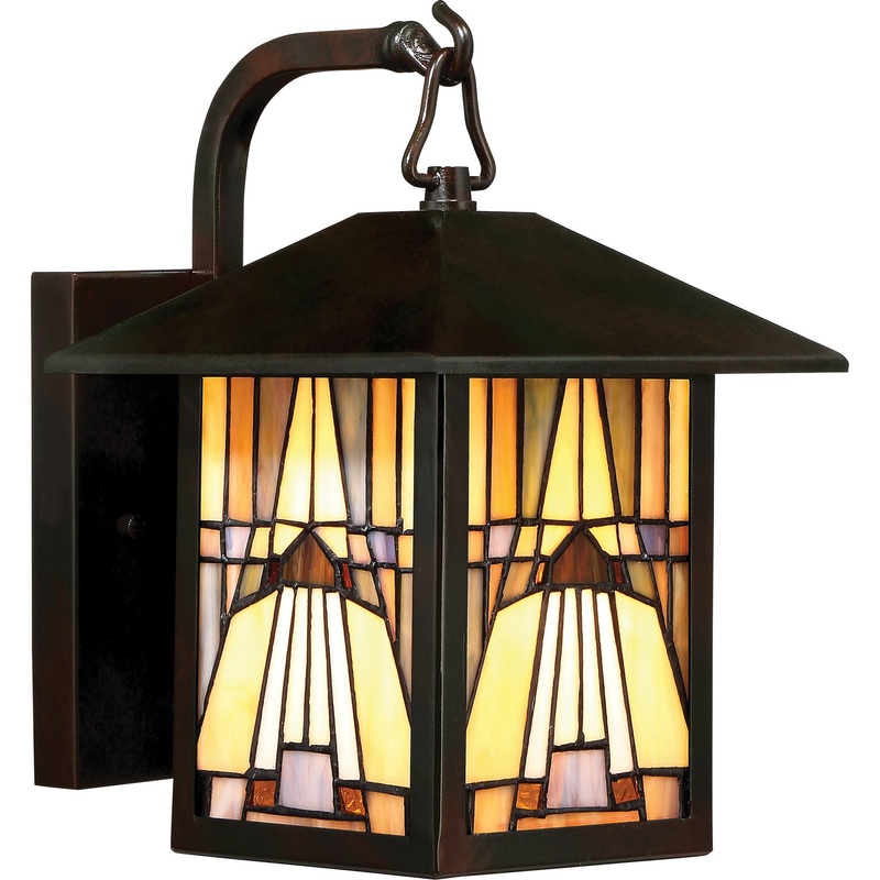 Quoizel TFIK8407VA Inglenook One Light Outdoor Wall Lantern, Valiant Bronze