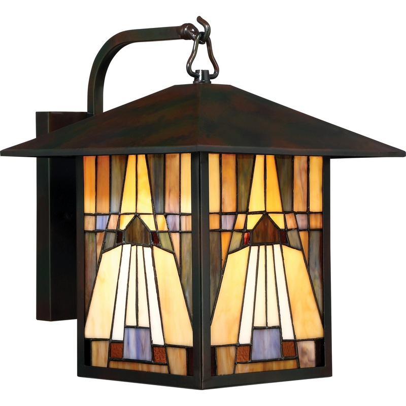 Quoizel TFIK8411VA Inglenook One Light Outdoor Wall Lantern, Valiant Bronze