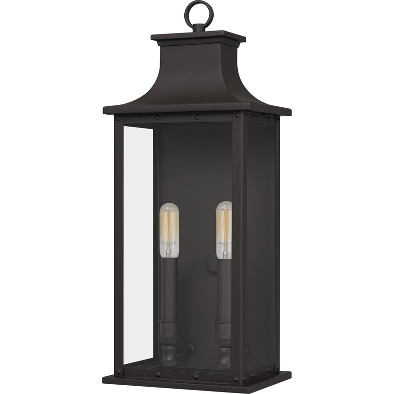 Quoizel ABY8408OZ Abernathy One Light Outdoor Wall Mount, Old Bronze