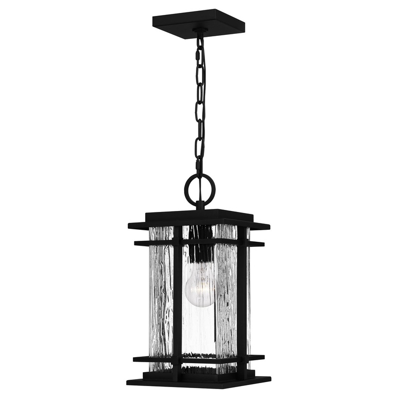 Quoizel MCL1508EK McAlister One Light Mini Pendant, Earth Black
