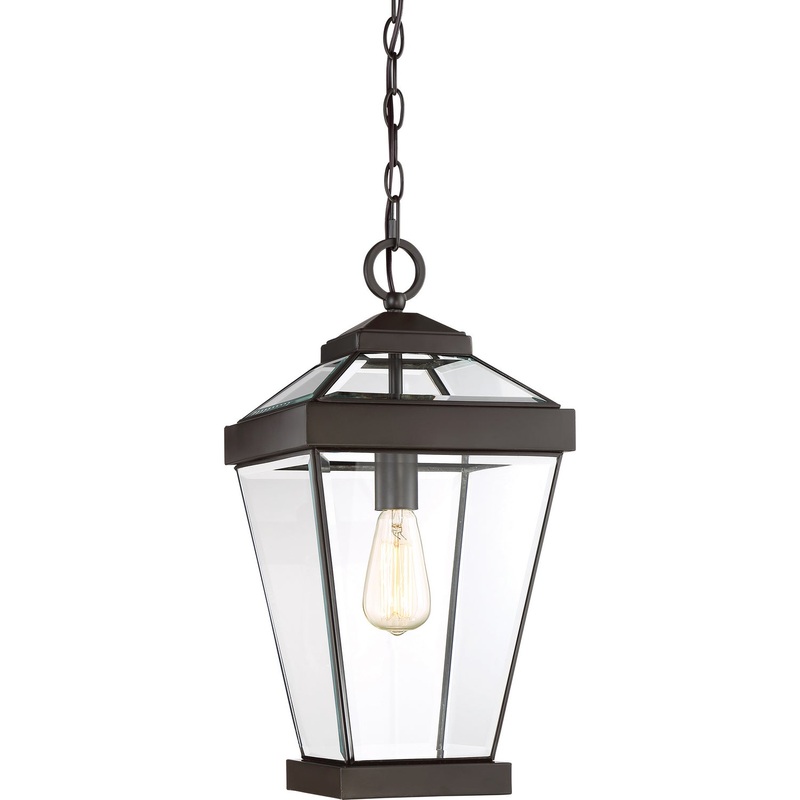 Quoizel RAV1910WT Ravine One Light Outdoor Hanging Lantern, Western Bronze (Discontinued)