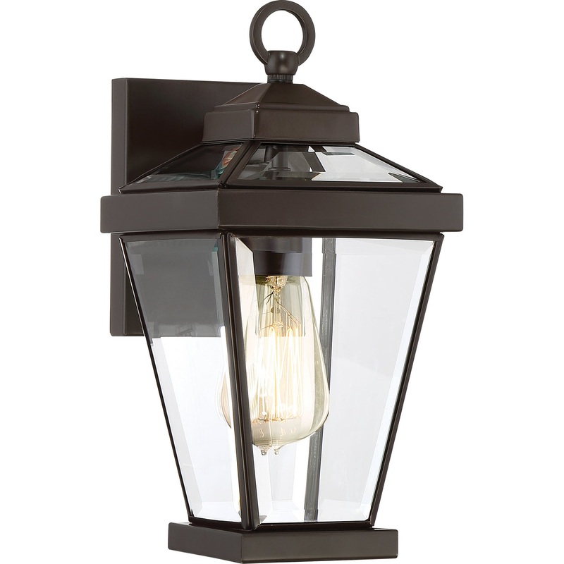 Quoizel RAV8406WT Ravine One Light Outdoor Wall Lantern, Western Bronze (Discontinued)