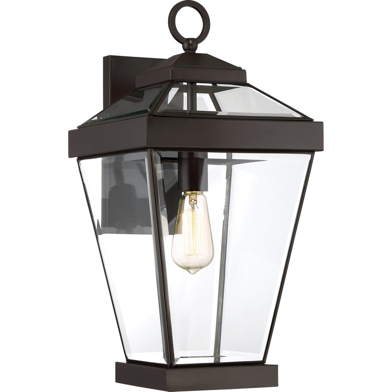 Quoizel RAV8410WT Ravine One Light Outdoor Wall Lantern, Western Bronze