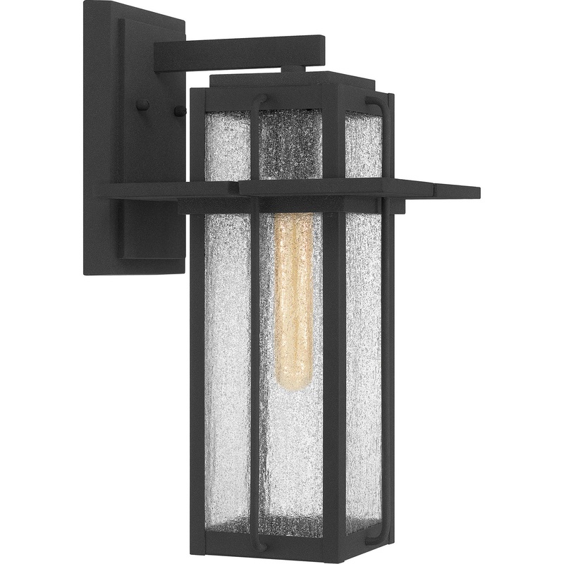 Quoizel RDL8409MB Randall One Light Outdoor Wall Mount, Mottled Black