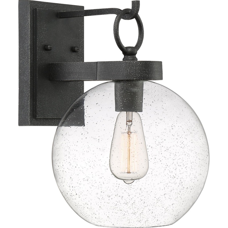 Quoizel BAE8410GK Barre One Light Outdoor Lantern, Grey Ash (Discontinued)
