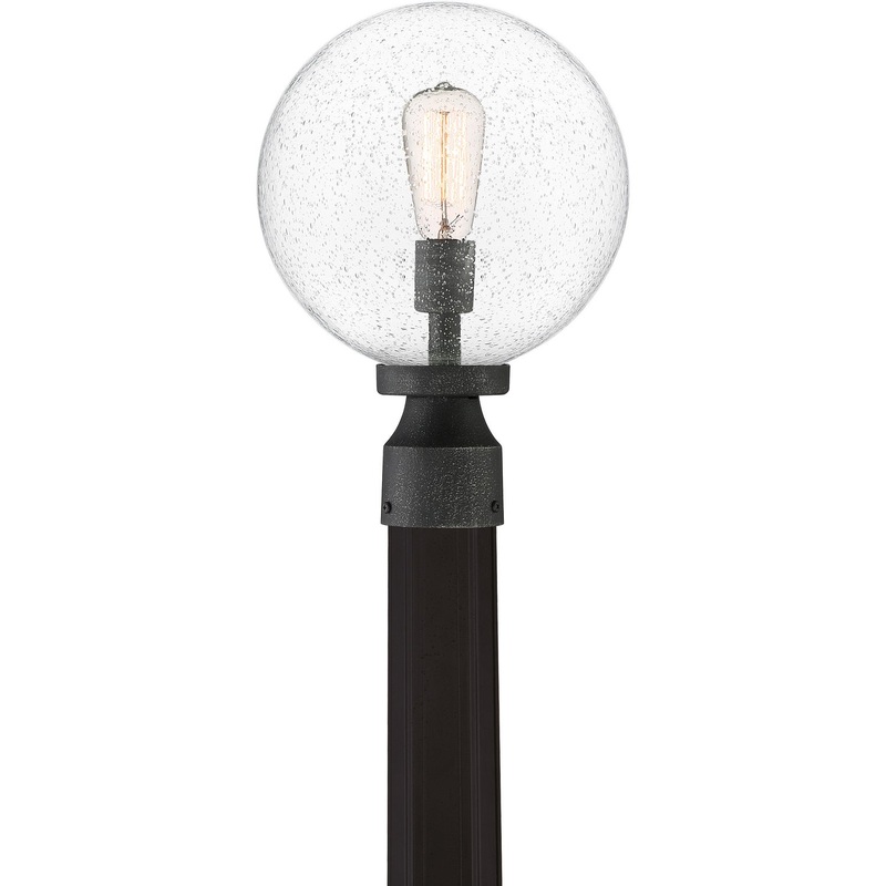 Quoizel BAE9010GK Barre One Light Outdoor Lantern, Grey Ash