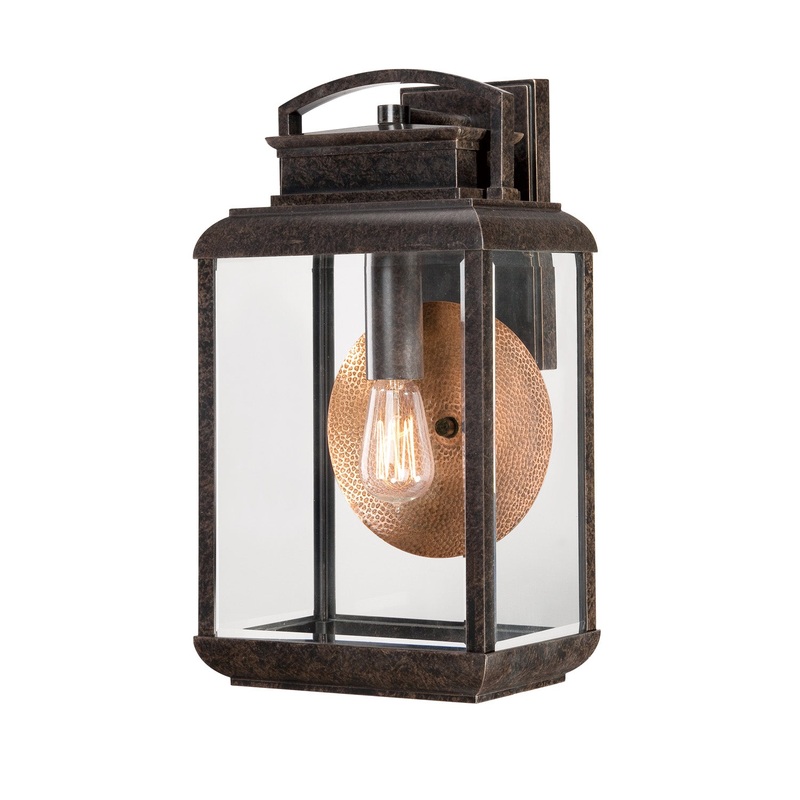 Quoizel BRN8410IB Byron One Light Outdoor Wall Lantern, Imperial Bronze