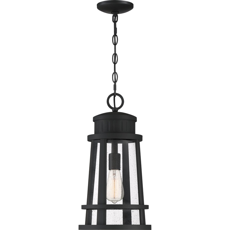 Quoizel DNM1910EK Dunham One Light Outdoor Lantern, Earth Black (Discontinued)