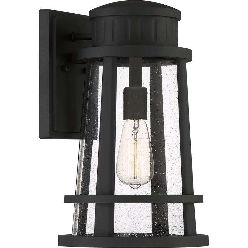 Quoizel DNM8410EK Dunham One Light Outdoor Lantern, Earth Black