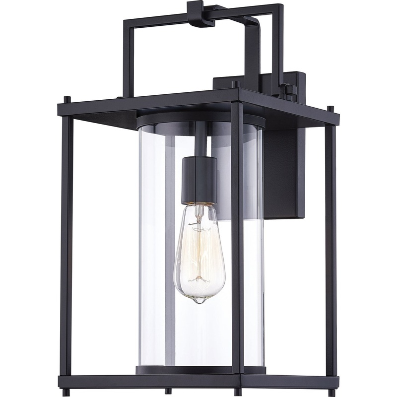 Quoizel GRE8409MBK Garrett One Light Outdoor Lantern, Matte Black (Discontinued)