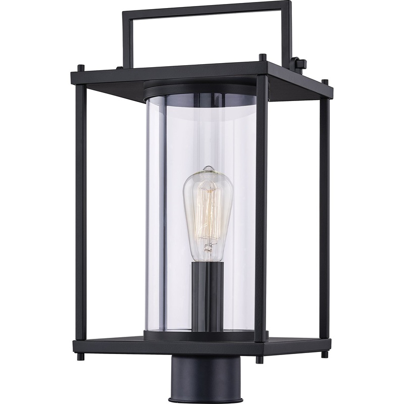 Quoizel GRE9009MBK Garrett One Light Outdoor Lantern, Matte Black (Discontinued)