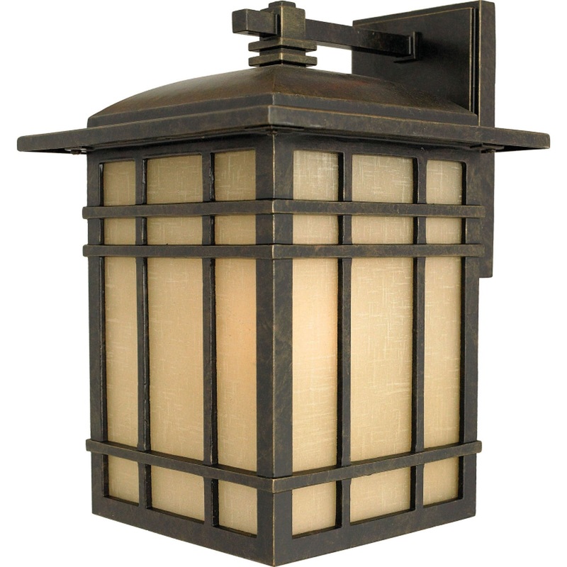 Quoizel HC8409IB Hillcrest One Light Outdoor Wall Lantern, Imperial Bronze