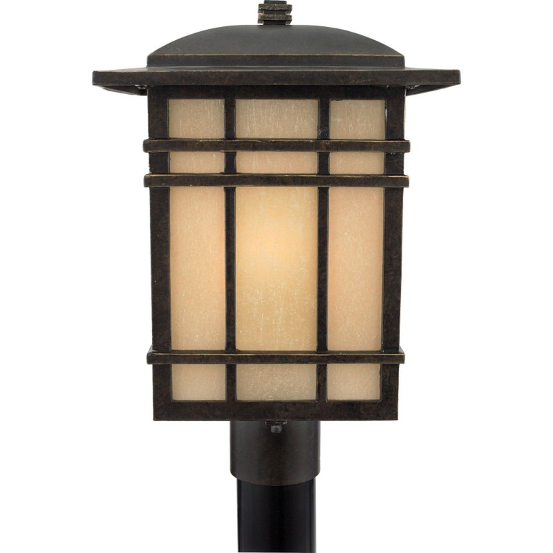 Quoizel HC9011IB Hillcrest One Light Outdoor Post Mount, Imperial Bronze