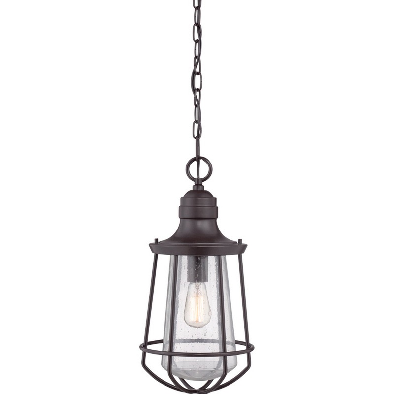 Quoizel MRE1909WT Marine One Light Outdoor Hanging Lantern, Western Bronze
