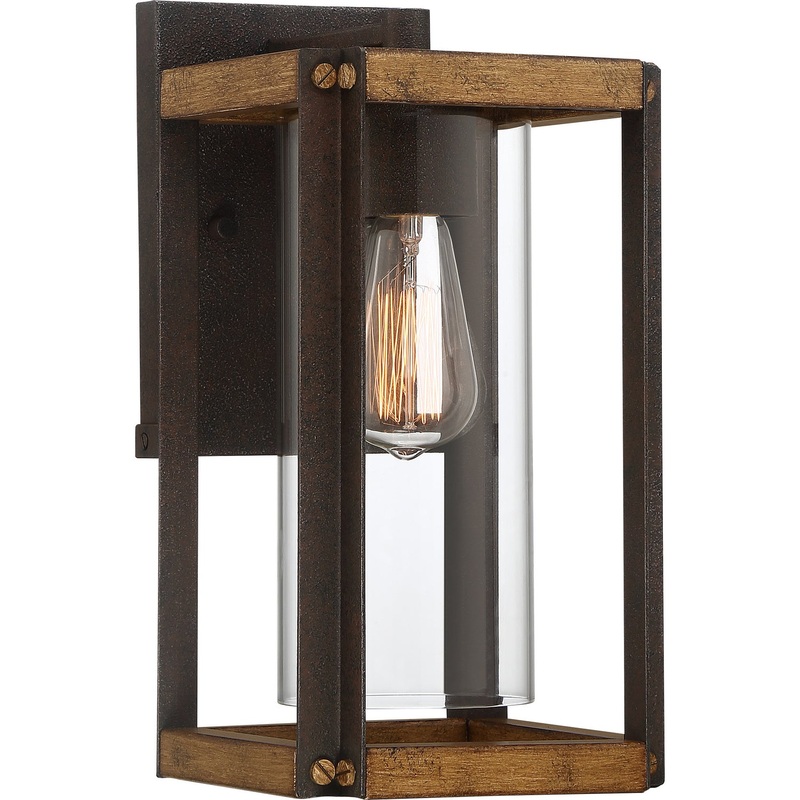 Quoizel MSQ8407RK Marion Square One Light Outdoor Lantern, Rustic Black (Discontinued)