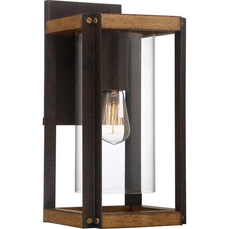 Quoizel MSQ8409RK Marion Square One Light Outdoor Lantern, Rustic Black (Discontinued)