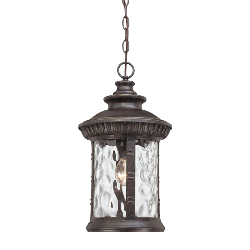 Quoizel CHI1911IB Chimera One Light Outdoor Hanging Lantern, Imperial Bronze (Discontinued)