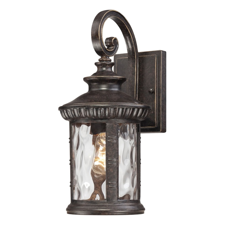 Quoizel CHI8407IB Chimera One Light Outdoor Wall Lantern, Imperial Bronze