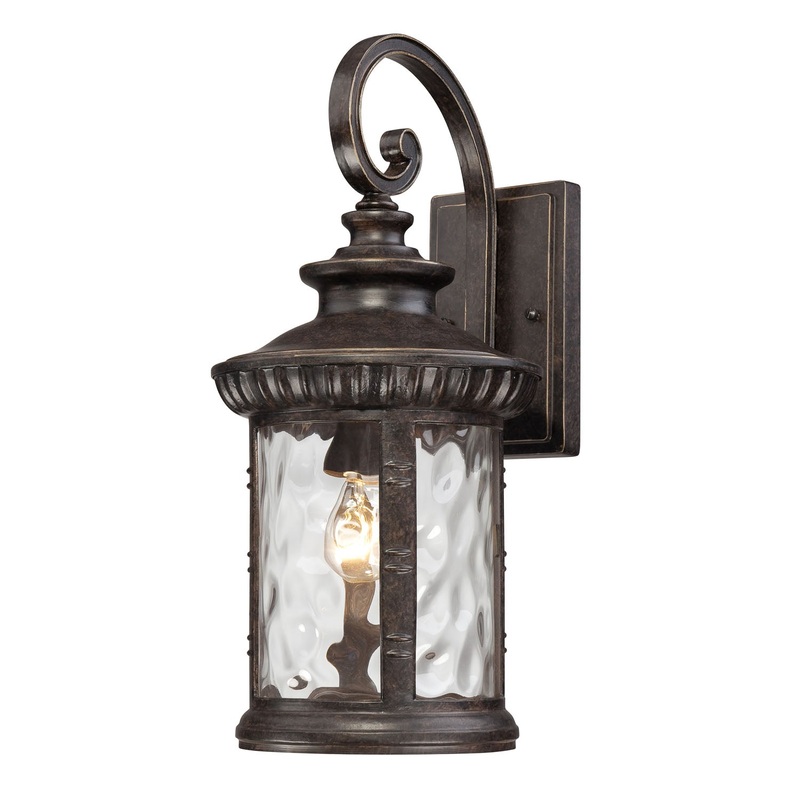 Quoizel CHI8409IB Chimera One Light Outdoor Wall Lantern, Imperial Bronze