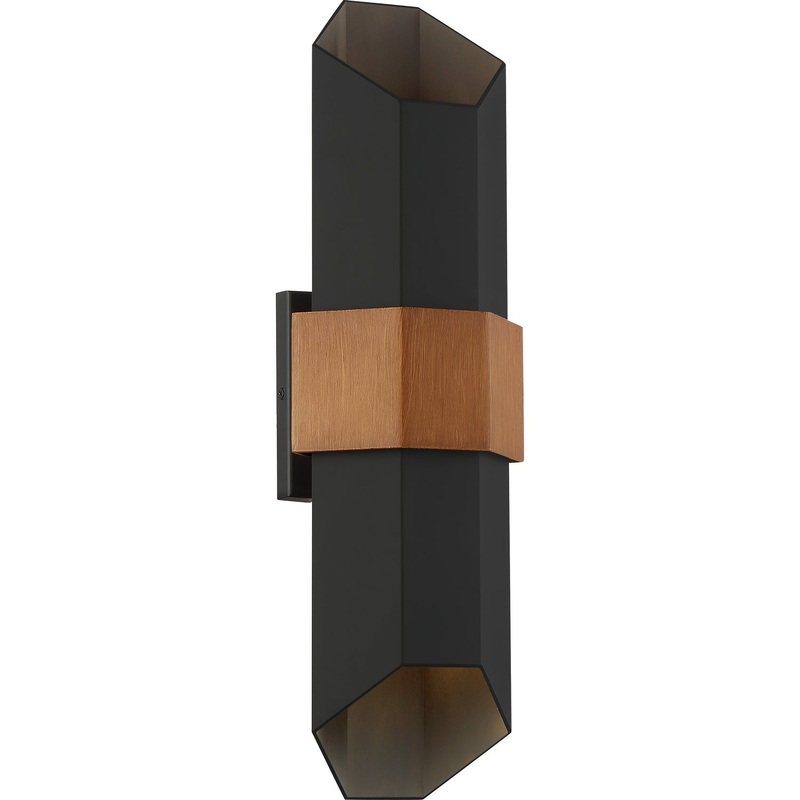 Quoizel CHS8407MBK Chasm LED Outdoor Lantern, Matte Black