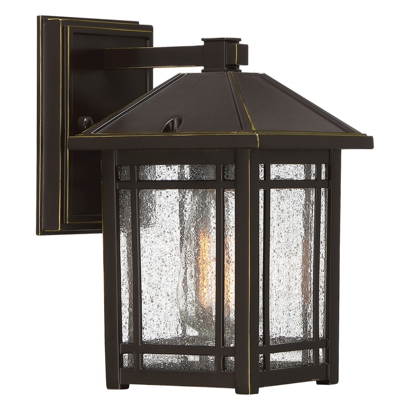 Quoizel CPT8406PN Cedar Point One Light Outdoor Wall Lantern, Palladian Bronze