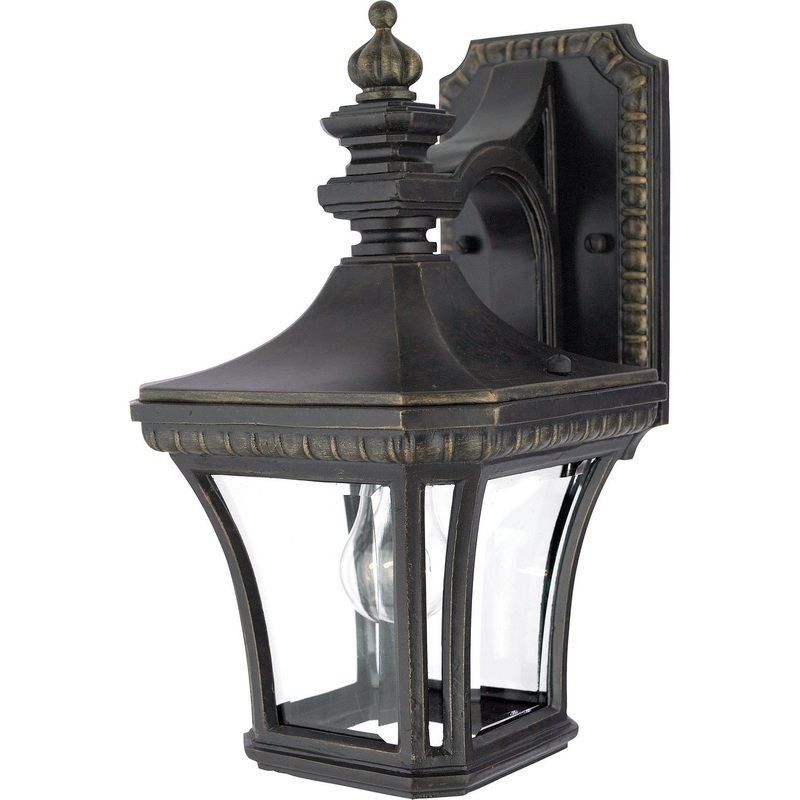 Quoizel DE8958IB Devon One Light Outdoor Wall Lantern, Imperial Bronze