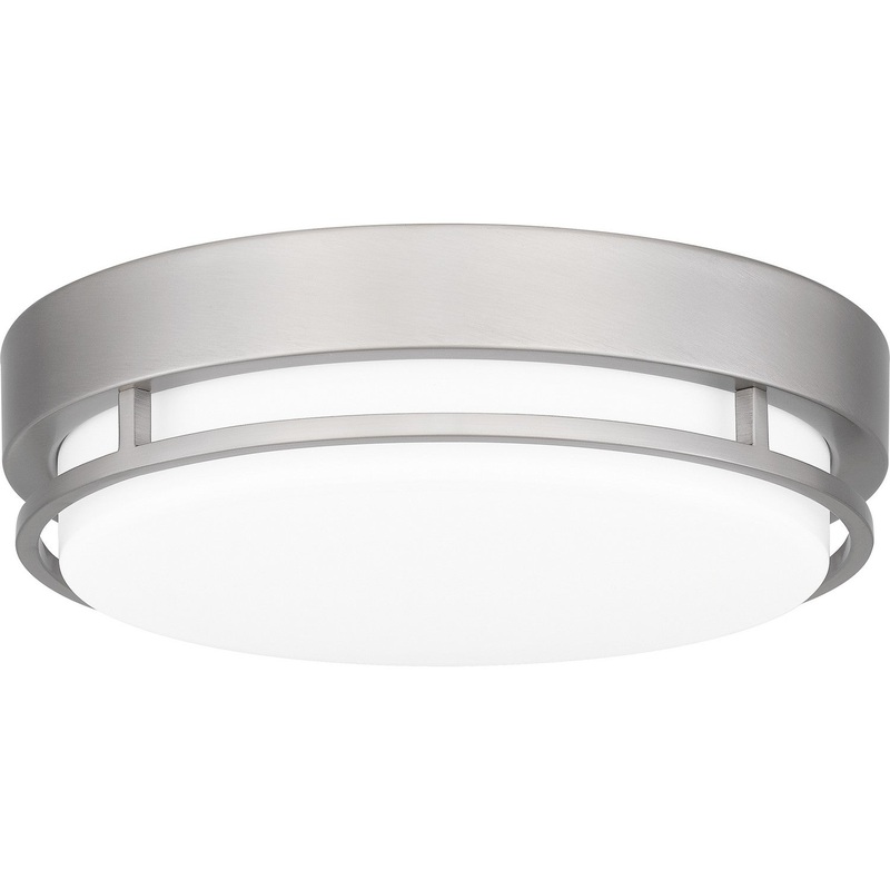 Quoizel HAL1614BN Hale LED Flush Mount, Brushed Nickel