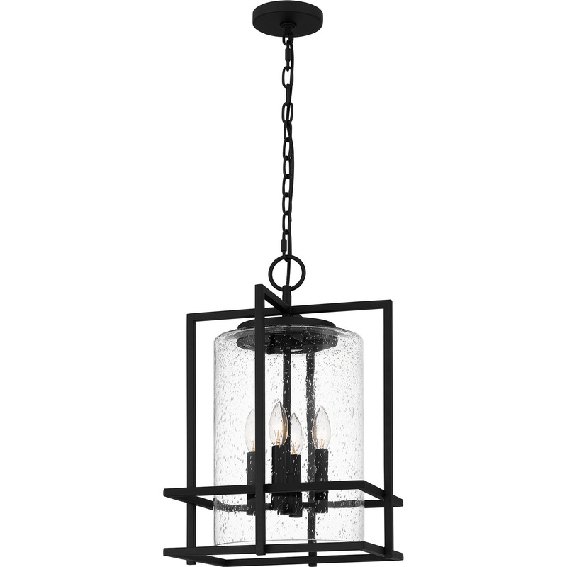 Quoizel DMN1514EK Damien Four Light Pendant, Earth Black