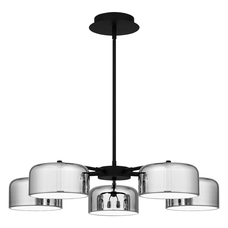 Quoizel PCGAB5031MBK Gabriel LED Chandelier, Matte Black (Discontinued)