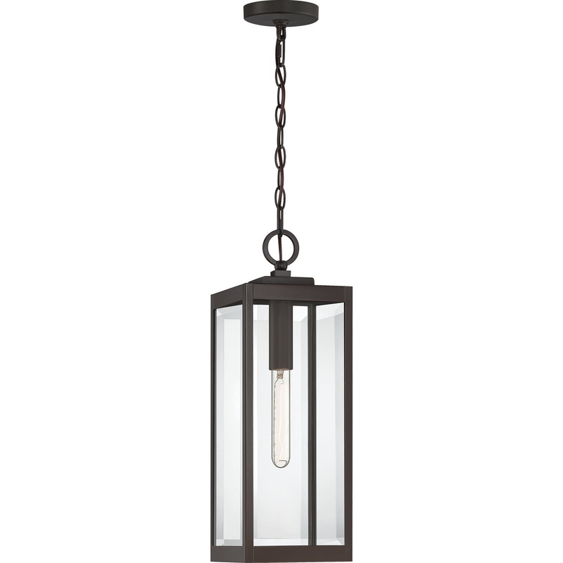 Quoizel WVR1507WT Westover One Light Mini Pendant, Western Bronze