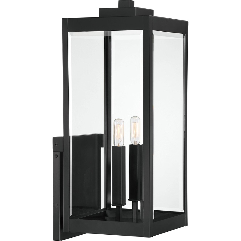 Quoizel WVR8409EK Westover Two Light Outdoor Wall Mount, Earth Black