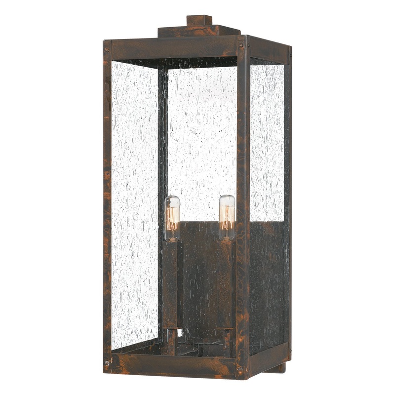 Quoizel WVR8409IZ Westover Two Light Outdoor Wall Mount, Industrial Bronze